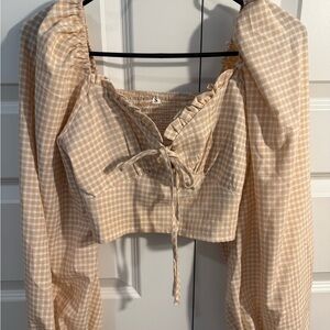 Cropped shirt